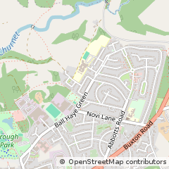 Map of Leek, Staffordshire