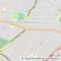Map of Bournemouth, Dorset