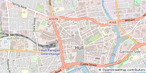 Map of Hull, East Yorkshire