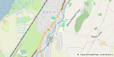 Map of Carnforth, Lancashire
