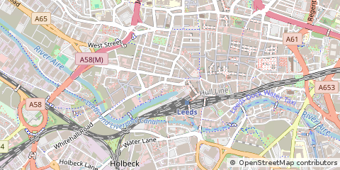 Map of Leeds