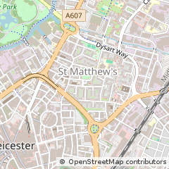 Map of Leicester