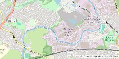 Map of Walsall
