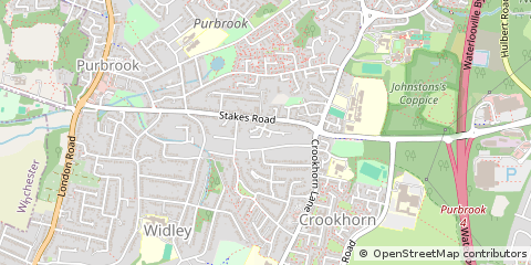 Map of Waterlooville