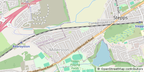 Map of Stepps, Glasgow