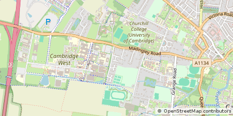 Map of Cambridge, Cambridgeshire