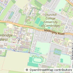 Map of Cambridge, Cambridgeshire