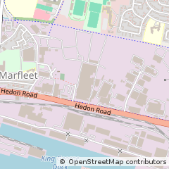 Map of Hull, North Humberside