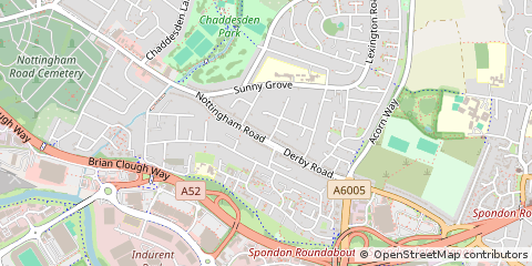 Map of Derby