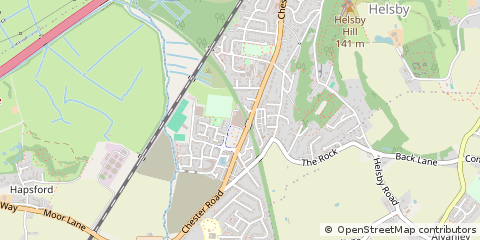 Map of Frodsham, Cheshire