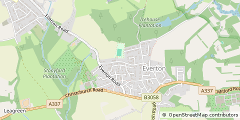 Map of Lymington, Hampshire