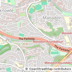 Map of Plymouth, Devon