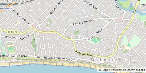 Map of Bournemouth