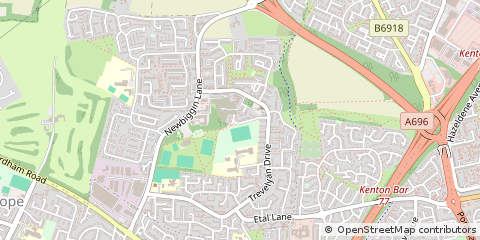 Map of Newcastle Upon Tyne