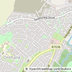 Map of Kilmarnock, Ayrshire