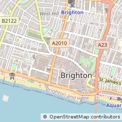 Map of Brighton, East Sussex