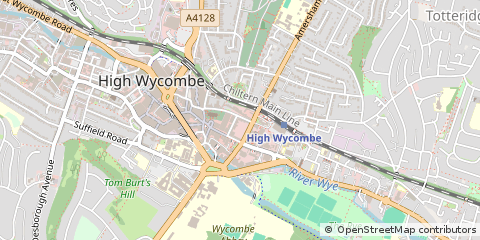 Map of High Wycombe