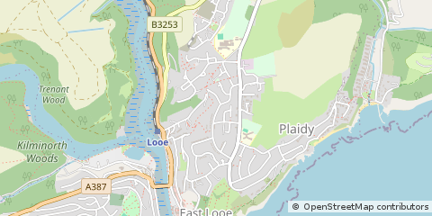 Map of Cornwall