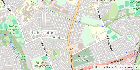 Map of Newcastle Upon Tyne