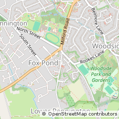 Map of Lymington, Hampshire