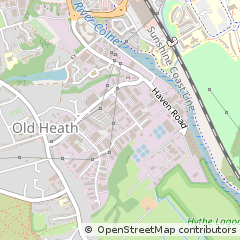 Map of Colchester, Essex