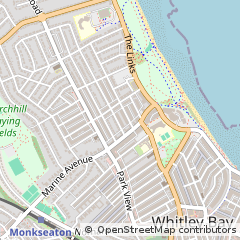 Map of Whitley BAY, Tyne and Wear