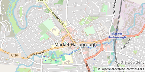 Map of Market Harborough