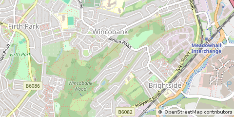 Map of Sheffield
