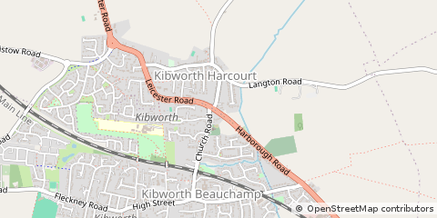 Map of Leicester, Leicestershire