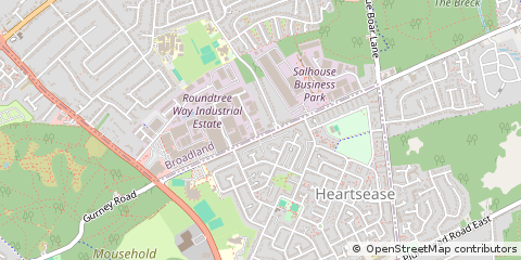 Map of Norwich, Norfolk
