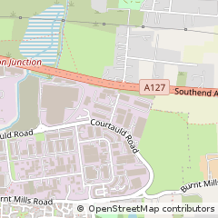 Map of Basildon, Essex