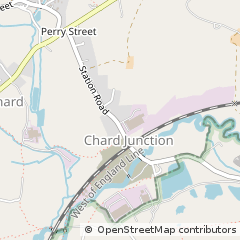 Map of Chard, Somerset