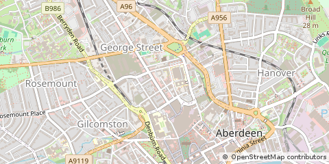Map of Aberdeen