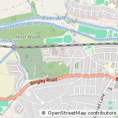 Map of Shipley, West Yorkshire