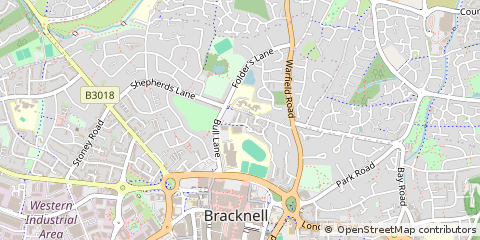 Map of Bracknell