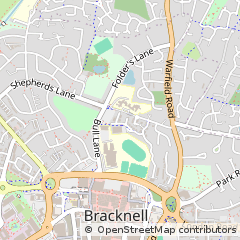 Map of Bracknell
