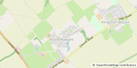 Map of Watlington, Oxfordshire