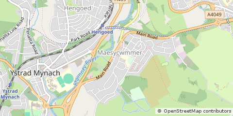 Map of Caerphilly