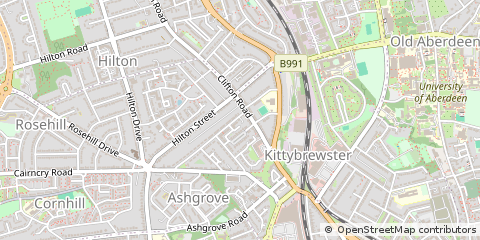 Map of Aberdeen
