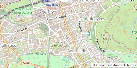 Map of Edinburgh