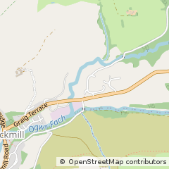 Map of Bridgend