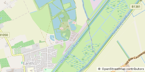 Map of Earith, Cambs