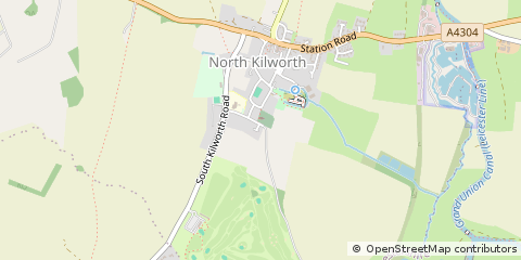 Map of Lutterworth, Leicestershire