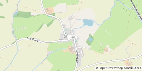 Map of Chilton, Buckinghamshire
