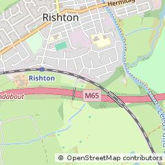 Map of Rishton, Blackburn Lancs
