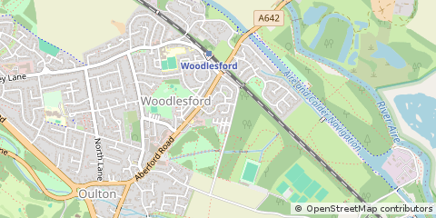 Map of Leeds, West Yorkshire