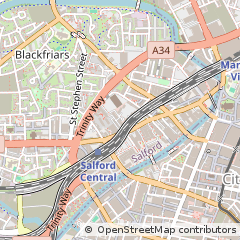 Map of Salford