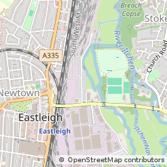 Map of Eastleigh, Hampshire