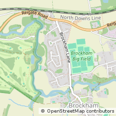 Map of Betchworth, Surrey