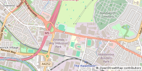 Map of West Bromwich, West Midlands